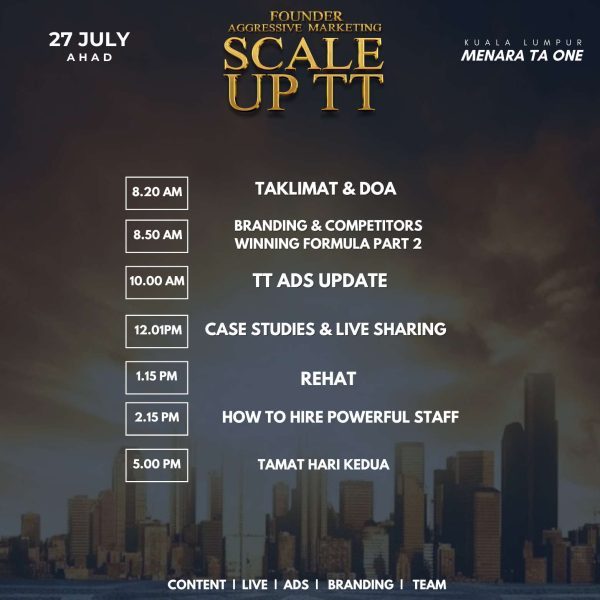 FOUNDER AGGRESSIVE MARKETING SCALE UP TT STANDARD PLUS TCNAD - Image 3