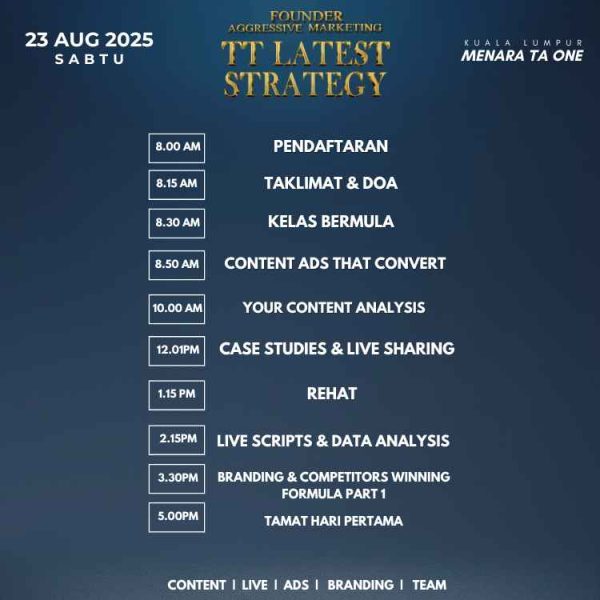 FOUNDER AGGRESSIVE MARKETING TT LATEST STRATEGY (SPECIAL TONIGHT - 2 ORANG) - Image 2