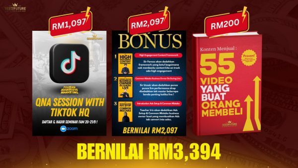 FOUNDER AGGRESSIVE MARKETING TT STRATEGY KEKAL RELAVEN & PROFIT (SPECIAL TONIGHT - 1 ORANG) - Image 4