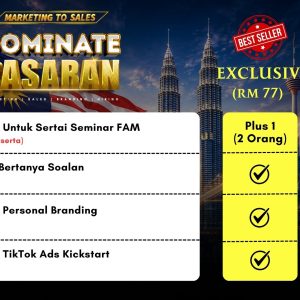 MARKETING TO SALES: DOMINATE PASARAN (EXCLUSIVE) – HALIM