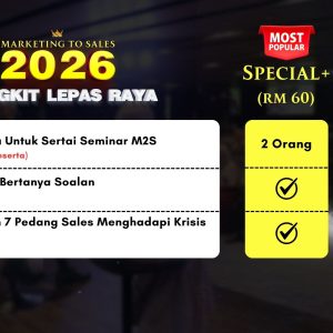 MARKETING TO SALES: BANGKIT LEPAS RAYA (SPECIAL)
