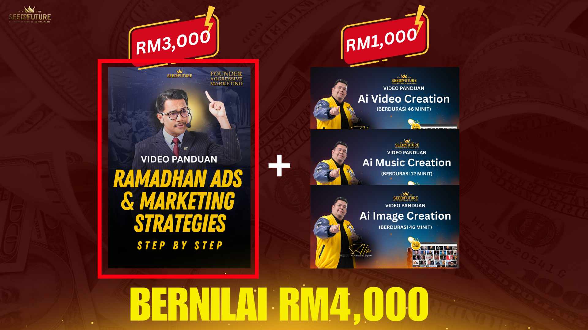 FOUNDER AGGRESSIVE MARKETING TT RAMADHAN STRATEGIES (SPECIAL TONIGHT - 1 ORANG) - Image 2
