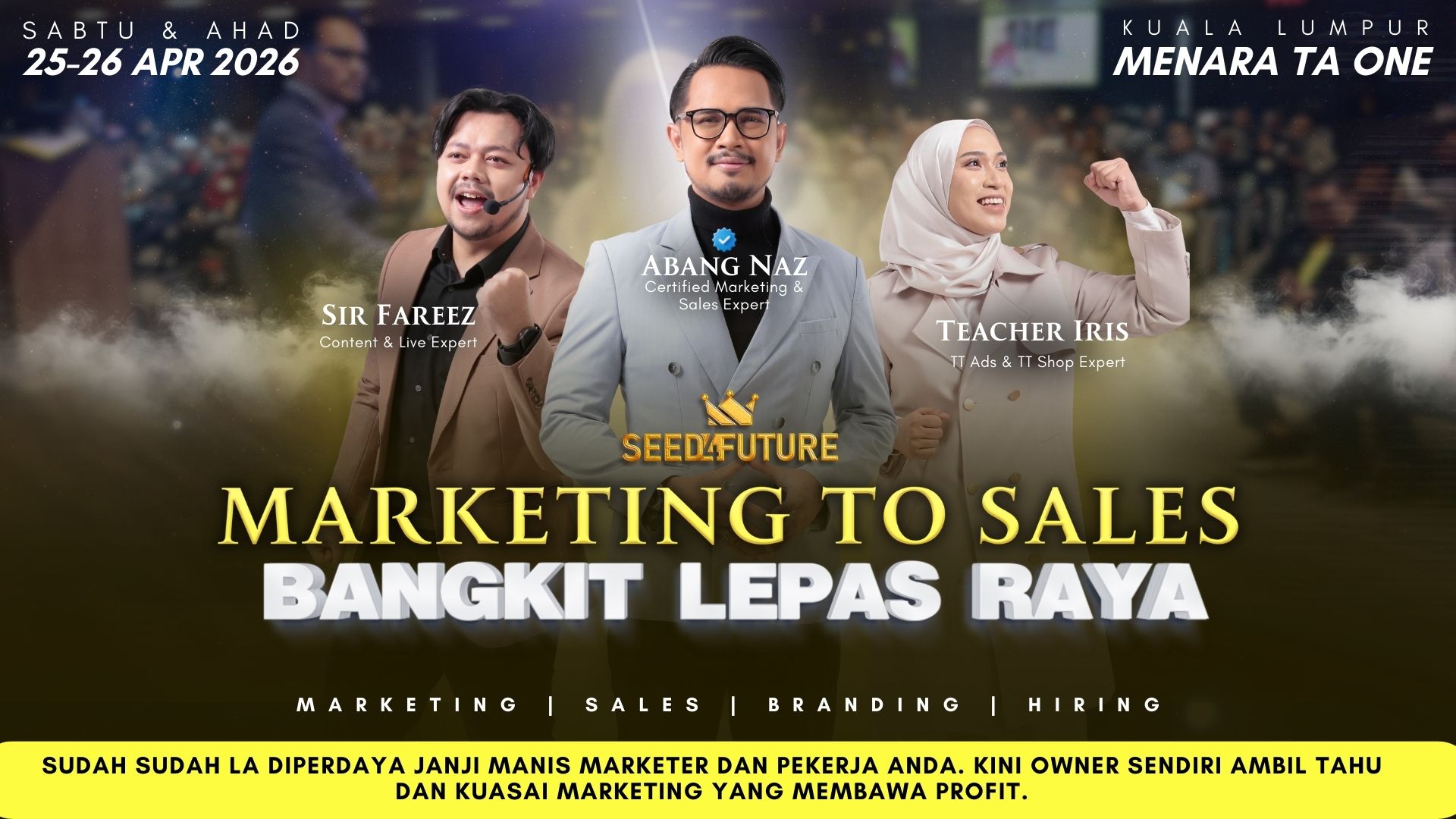 Seminar M2S – Tiket Double (TCNAD)