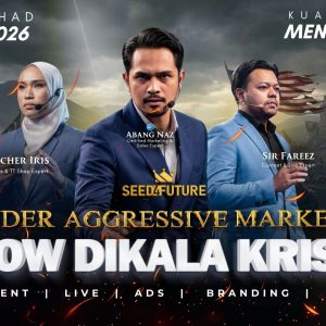 FOUNDER AGGRESSIVE MARKETING: GROW DIKALA KRISIS (EXCLUSIVE)