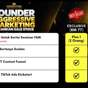 FOUNDER AGGRESSIVE MARKETING: PECAHKAN SALE STUCK (EXCLUSIVE) – TCNAD