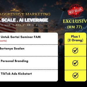 FOUNDER AGGRESSIVE MARKETING: SUSTAIN · SCALE · AI LEVERAGE (EXCLUSIVE) – HALIM
