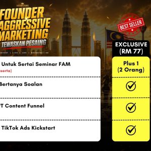 FOUNDER AGGRESSIVE MARKETING: TEWASKAN PESAING (EXCLUSIVE) – HALIM