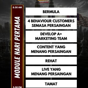 FOUNDER AGGRESSIVE MARKETING: TEWASKAN PESAING – DOUBLE HALIM