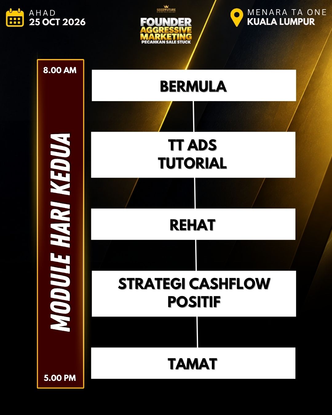 FOUNDER AGGRESSIVE MARKETING: PECAHKAN SALE STUCK - SINGLE HALIM - Image 3